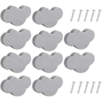 Manijas del Cajón Niños- Dibujos Animados De Plástico para Muebles Pomos Tirones Pinzamientos De Forma Nube con…